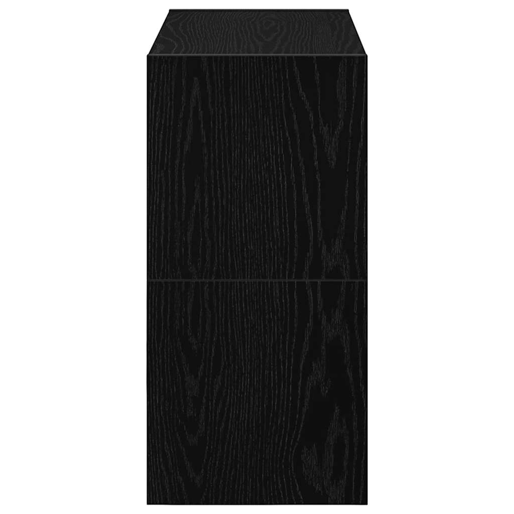 Stojany Na Boty 2 Ks Stohovatelné Černý Dub 60X30X30,5 Cm