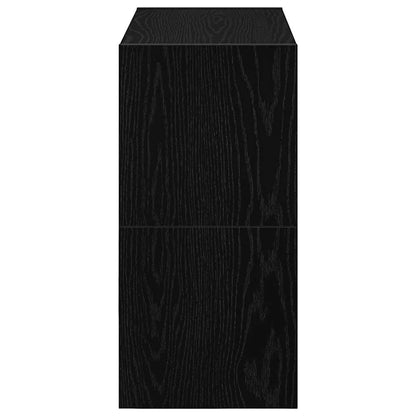 Stojany Na Boty 2 Ks Stohovatelné Černý Dub 60X30X30,5 Cm