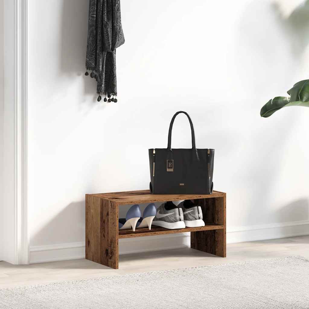 Stohovatelné Botník Starého Dřeva 60X30X30,5 Cm