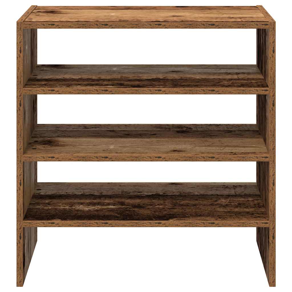 Stohovatelné Botníky 2 Ks Starého Dřeva 60X30X30,5 Cm