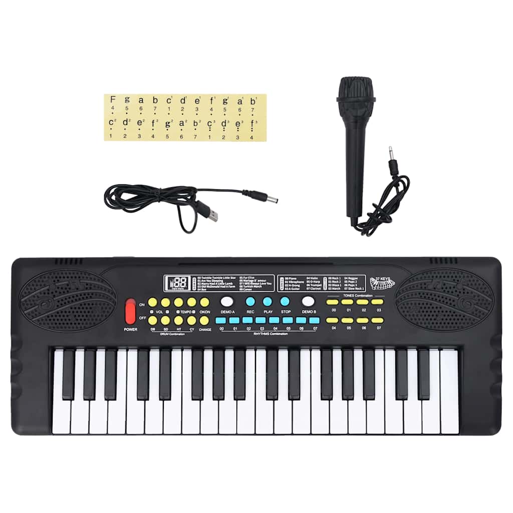 61 Kláves Piano Electric Keyboard S Hudebním Stojanem Pro Děti