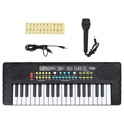 61 Kláves Piano Electric Keyboard S Hudebním Stojanem Pro Děti