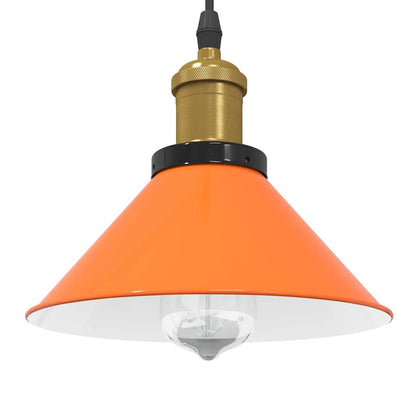 Závěsné Svítidlo Nastavitelnou Výškou Černá Lesklá E27 Ø 22Cm