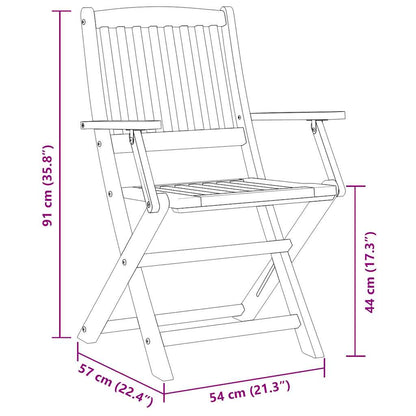 7Dílný Zahradní Jídelní Set 180X90X75 Cm Masivní Akáciové Dřevo