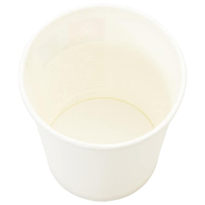 Papírové Kelímky Na Kávu 1000 Pcs 4Oz 100Ml Bílé