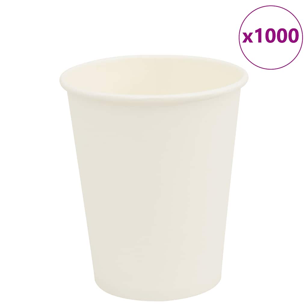 Papírové Kelímky Na Kávu 1000 Pcs 4Oz 100Ml Bílé
