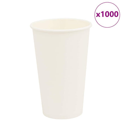 Papírové Kelímky Na Kávu 1000 Pcs 4Oz 100Ml Bílé