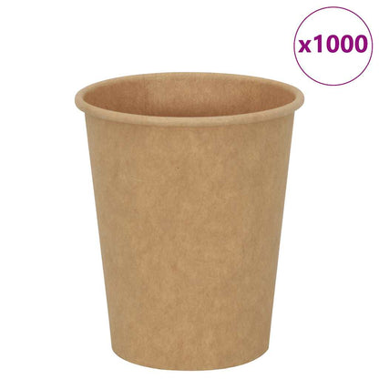 Papírové Kelímky Na Kávu 1000 Pcs 12Oz 300Ml Hnědé