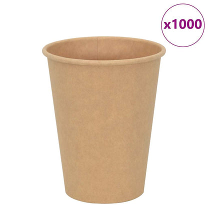 Papírové Kelímky Na Kávu 1000 Pcs 12Oz 300Ml Hnědé