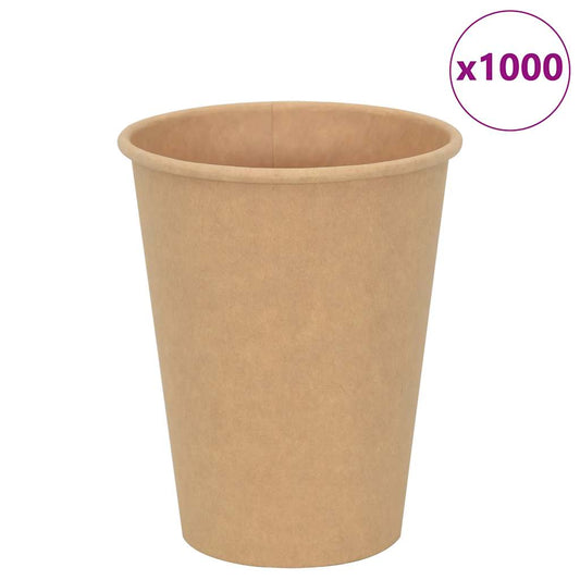 Papírové Kelímky Na Kávu 1000 Pcs 12Oz 300Ml Hnědé