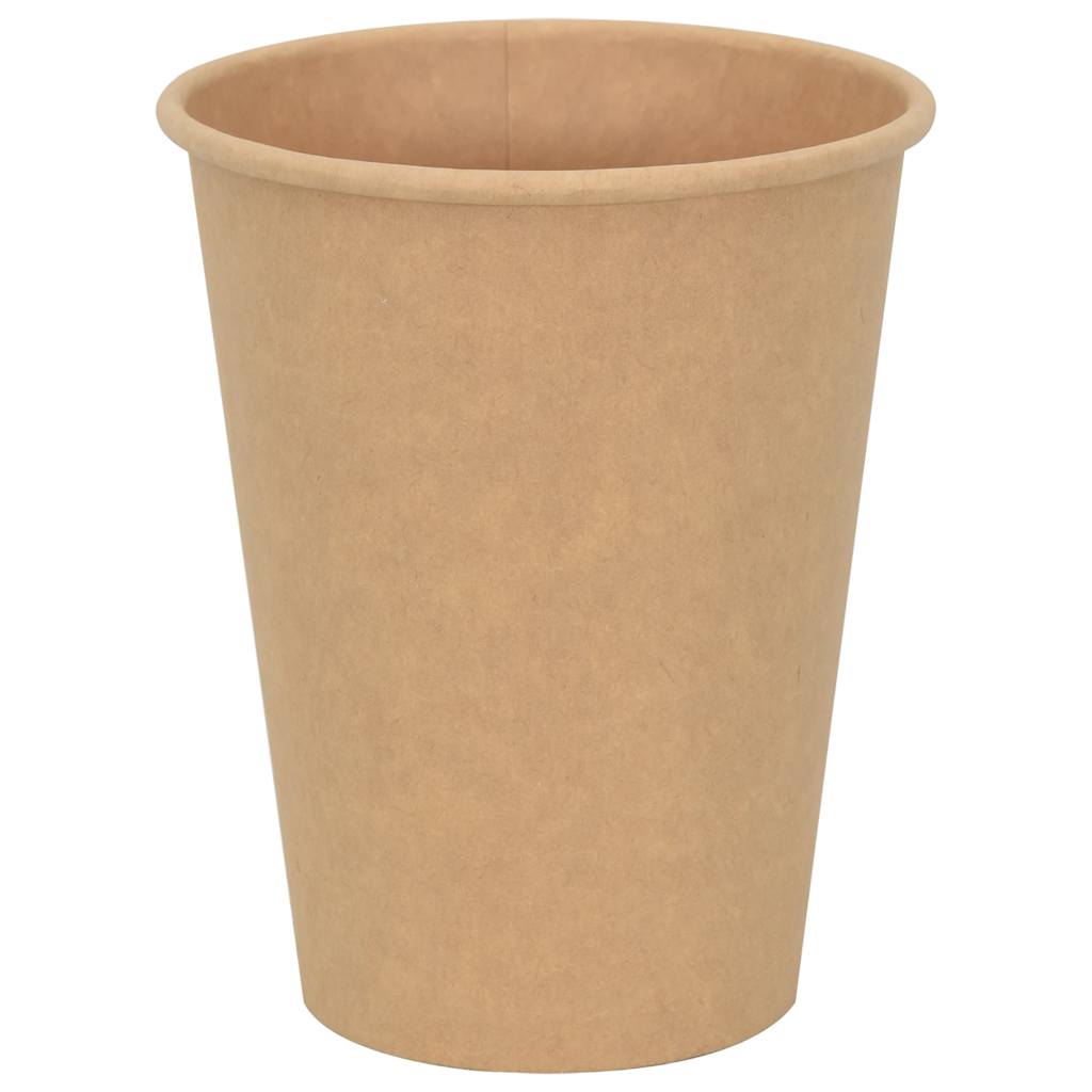 Papírové Kelímky Na Kávu 1000 Pcs 12Oz 300Ml Hnědé