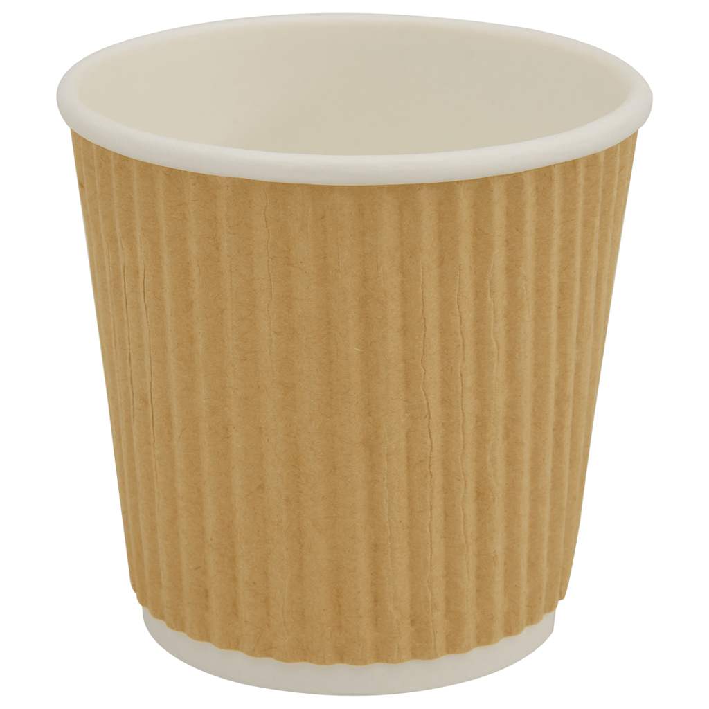 Papírové Kelímky Na Kávu 1000 Pcs 4Oz 100Ml Hnědé