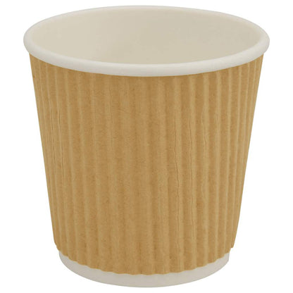 Papírové Kelímky Na Kávu 1000 Pcs 4Oz 100Ml Hnědé