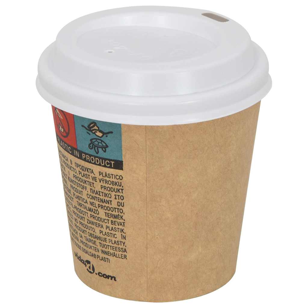 Papírové Víčka Na Kávu Ø 4Oz 1000 Pcs Bílé Plast