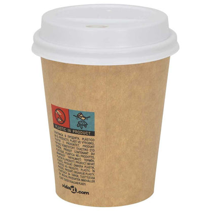 Papírové Víčka Na Kávu Ø 4Oz 1000 Pcs Bílé Plast