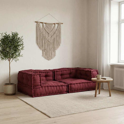 Modulární Pouf S Polštářem Textil