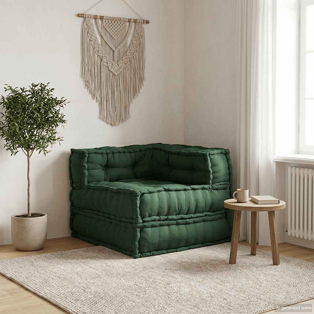 Modulární Pouf S Polštářem Textil