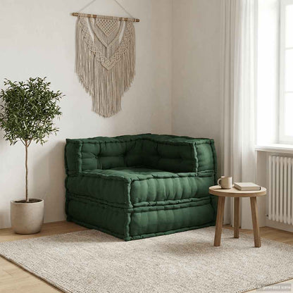 Modulární Pouf S Polštářem Textil