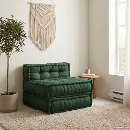 Modulární Pouf S Polštářem Textil