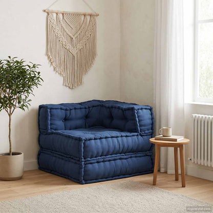 Modulová Pohovka Indigo 70 X 70 X 56 Cm Textil