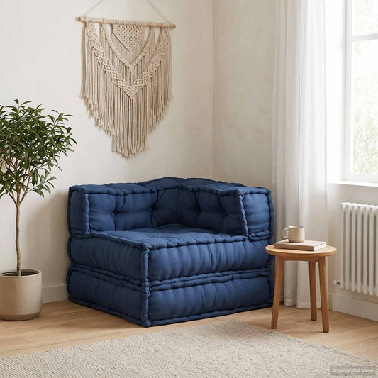 Modulová Pohovka Indigo 70 X 70 X 56 Cm Textil