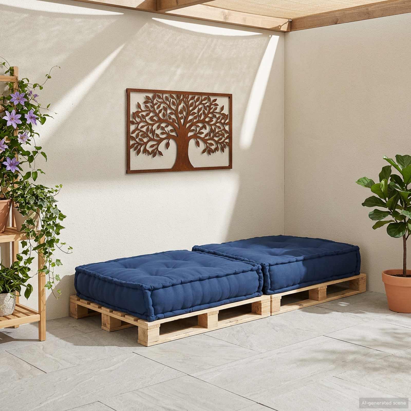 Modulová Pohovka Indigo 70 X 70 X 36 Cm Textil