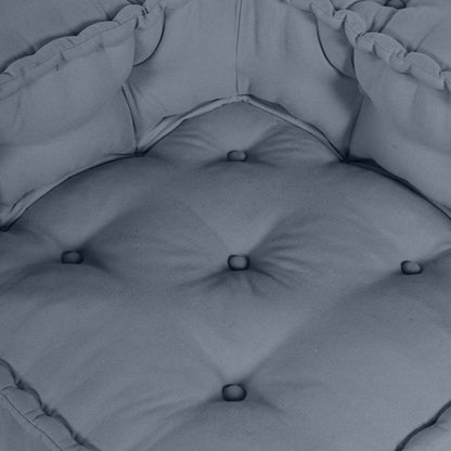 Modulová Pohovka 3 Pcs Textil Šedá 140 X 70 X 36 Cm