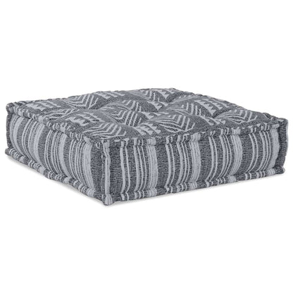 Modulová Pohovka Šedý Potisk 70 X 70 X 56 Cm Textil