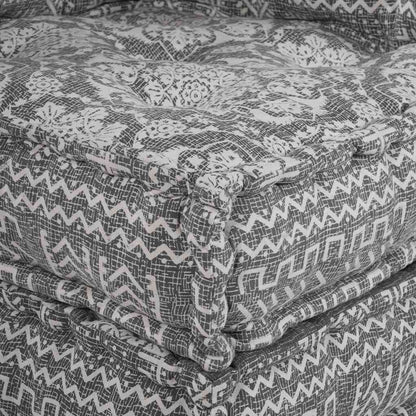Modulová Pohovka Světle Šedá 70 X 70 X 56 Cm Textil