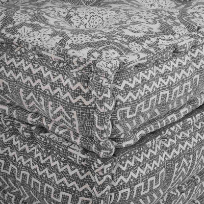 Modulová Pohovka Světle Šedá 70 X 70 X 36 Cm Textil
