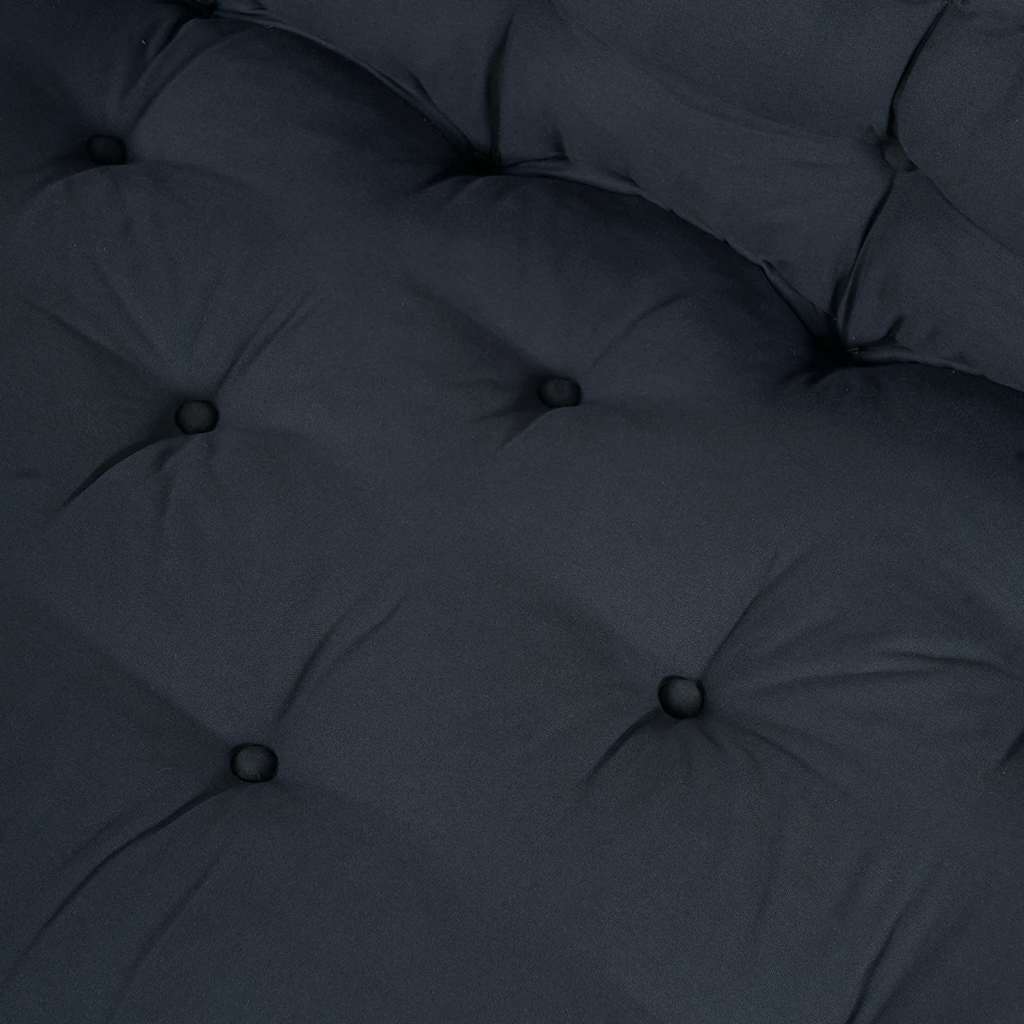 Polstrovaný Pohovkový Polštář 2 Pcs Textil Antracitová