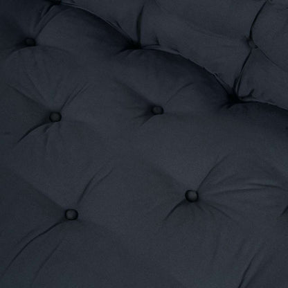 Polstrovaný Pohovkový Polštář 2 Pcs Textil Antracitová