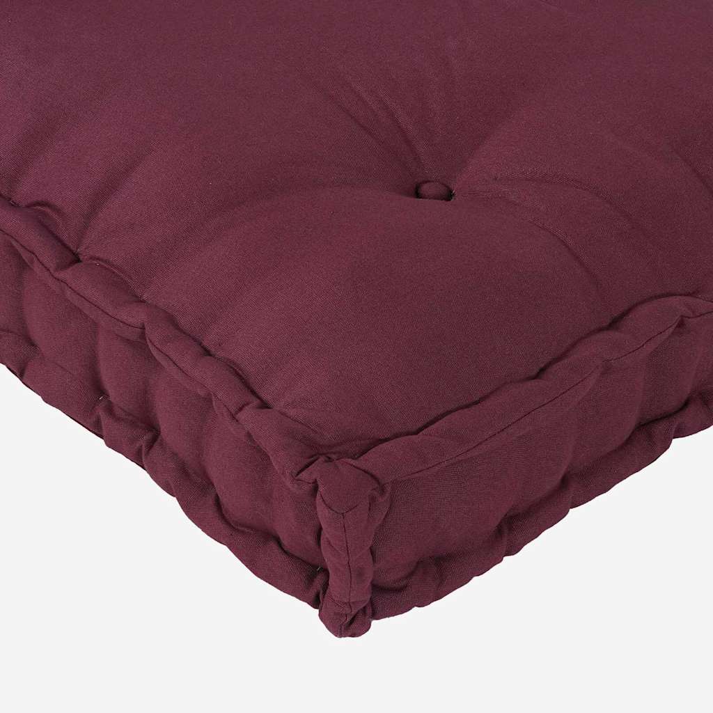 Polstrovaný Pohovkový Polštář 2 Pcs Textil Bordó