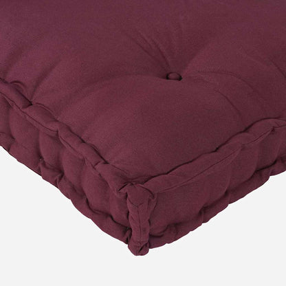 Polstrovaný Pohovkový Polštář 2 Pcs Textil Bordó