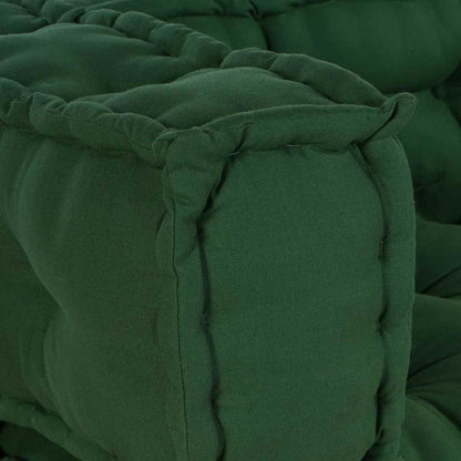 Polstrovaný Pohovkový Polštář 3 Pcs Textil Zelená