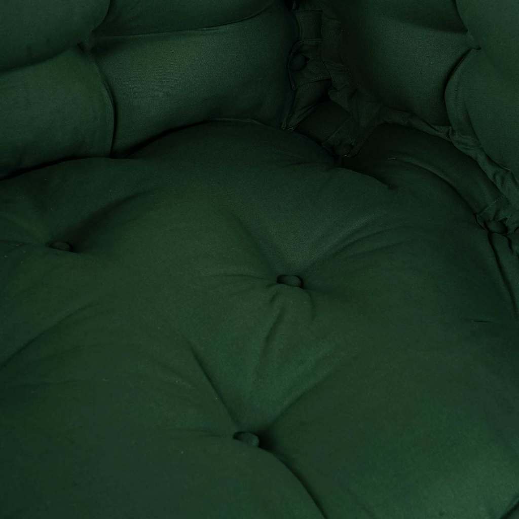Polstrovaný Pohovkový Polštář 3 Pcs Textil Zelená