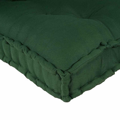 Polstrovaný Pohovkový Polštář 3 Pcs Textil Zelená