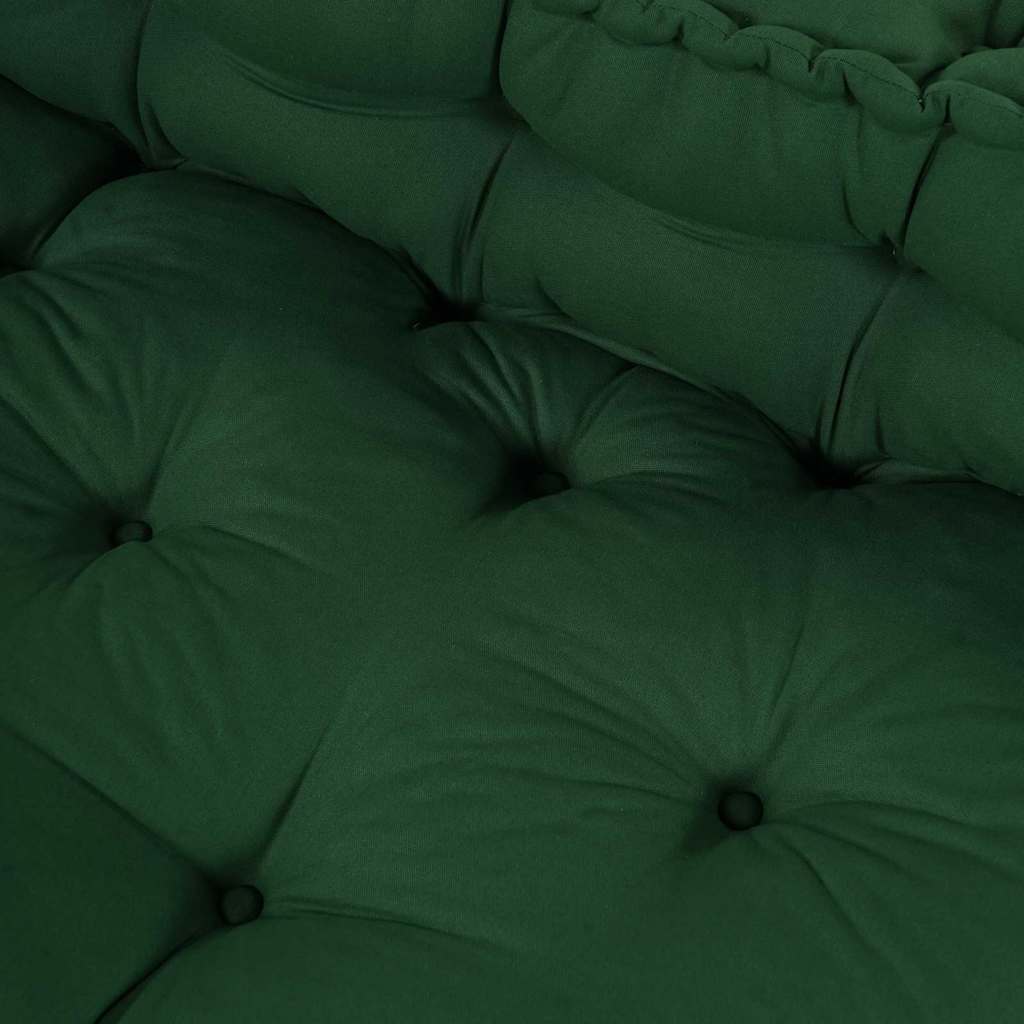 Polstrovaný Pohovkový Polštář 2 Pcs Textil Zelená