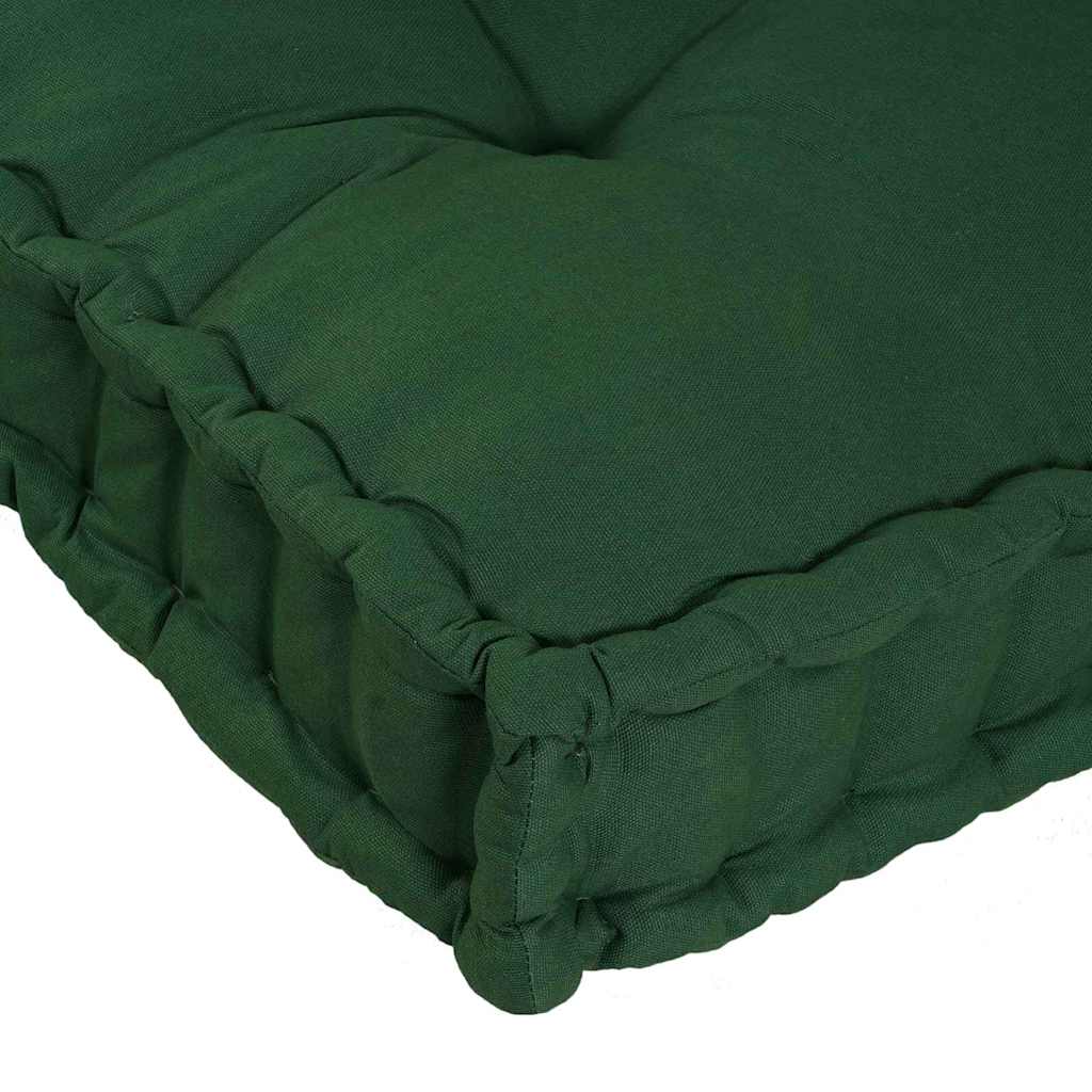Polstrovaný Pohovkový Polštář 2 Pcs Textil Zelená