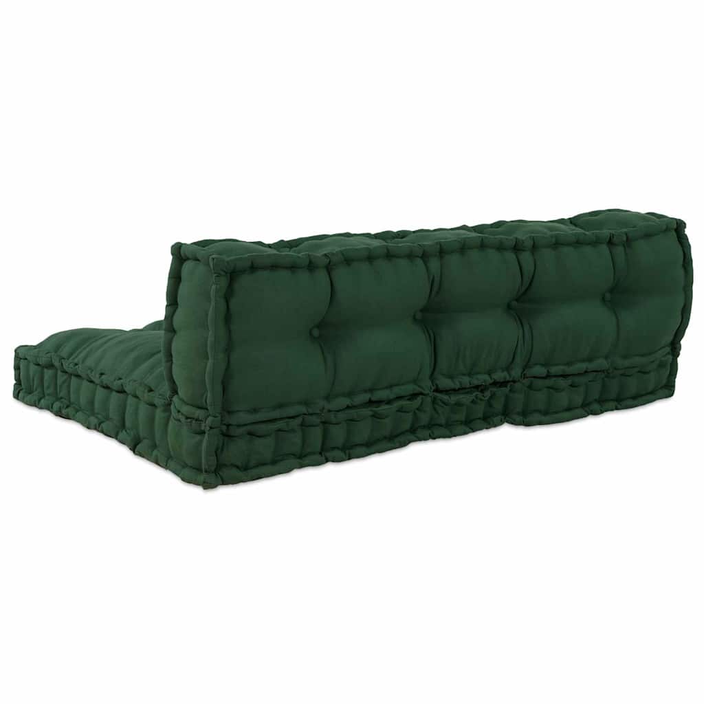 Polstrovaný Pohovkový Polštář 2 Pcs Textil Zelená