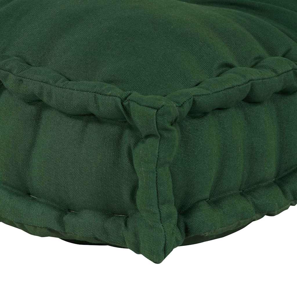Polstrovaný Pohovkový Polštář Zelená 120 X 80 X 12 Cm Textil