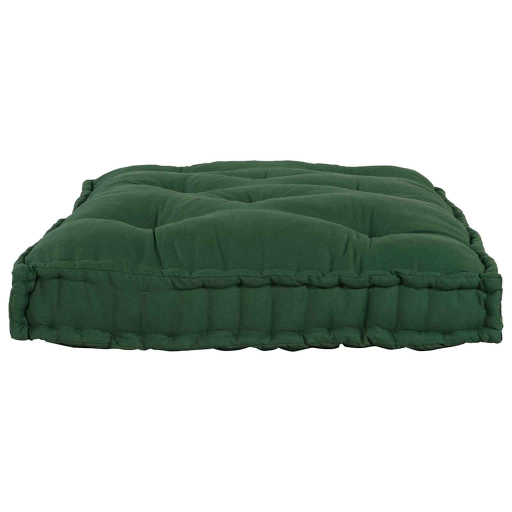 Polstrovaný Pohovkový Polštář Zelená 120 X 80 X 12 Cm Textil