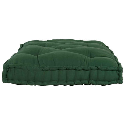 Polstrovaný Pohovkový Polštář Zelená 120 X 80 X 12 Cm Textil