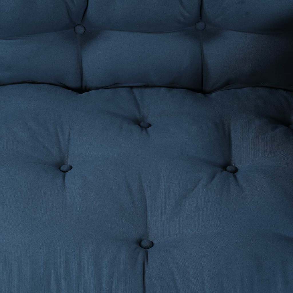 Polstrovaný Pohovkový Polštář 3 Pcs Textil Indigo