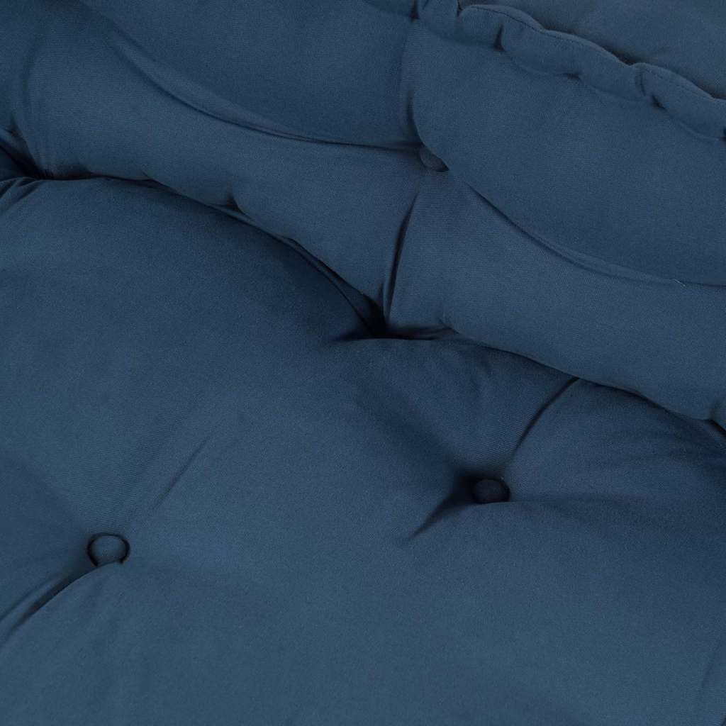 Polstrovaný Pohovkový Polštář 2 Pcs Textil Indigo