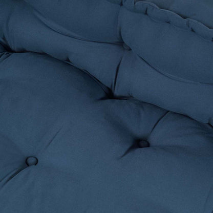 Polstrovaný Pohovkový Polštář 2 Pcs Textil Indigo