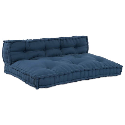 Polstrovaný Pohovkový Polštář 2 Pcs Textil Indigo