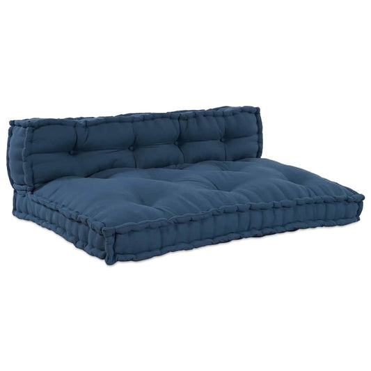 Polstrovaný Pohovkový Polštář 2 Pcs Textil Indigo