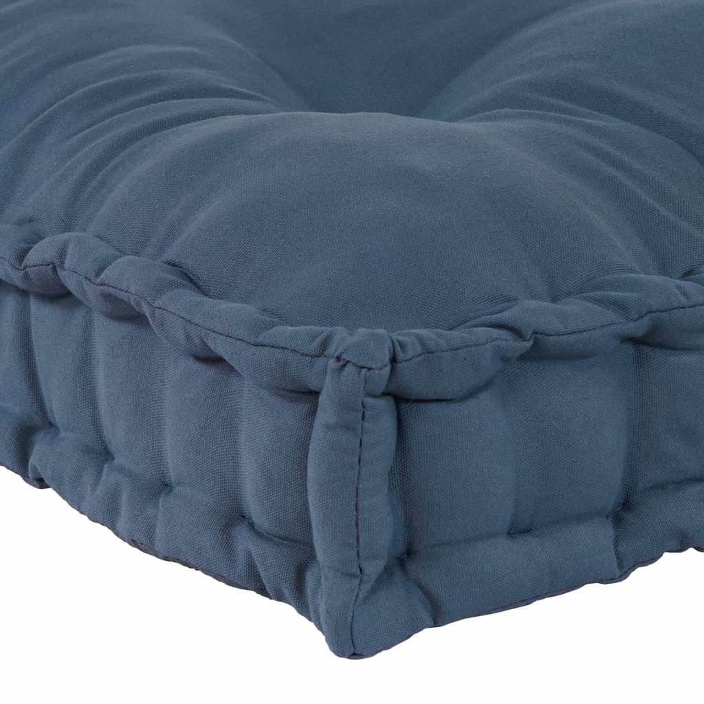 Polstrovaný Pohovkový Polštář Indigo 120 X 80 X 12 Cm Textil