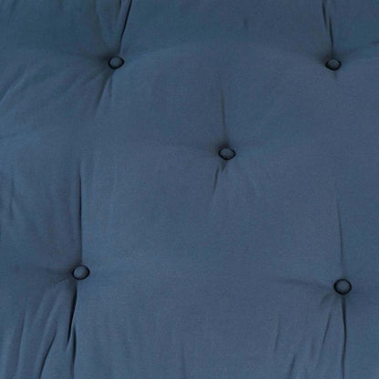 Polstrovaný Pohovkový Polštář Indigo 120 X 80 X 12 Cm Textil